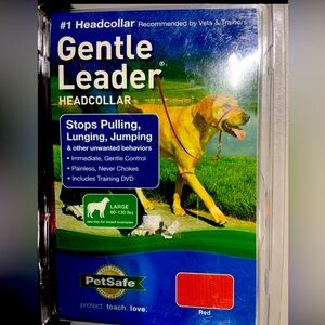 NIB PetSafe Gentle Leader Headcollar - Red